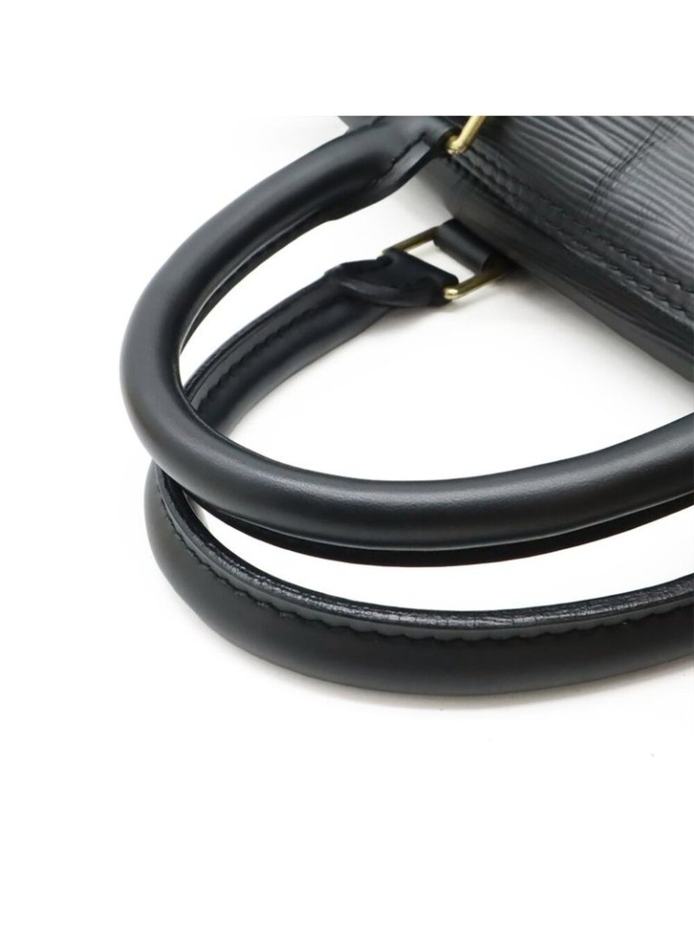 Louis Vuitton Epi Speedy 30 Handbag Mini Boston Bag Soft Leather Noir Black - Picture 4 of 9